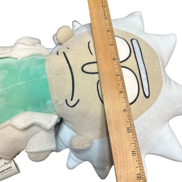 Rick and Morty Adult Swim Stuffed Animal Plush Ideen Large 16” Rare HTF Style - Picture 5 of 9